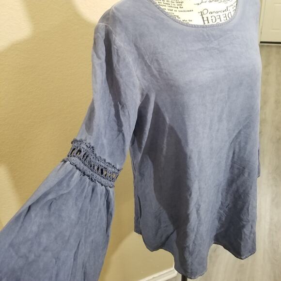 SPENSE‎ bell sleeve blouse sz large - Picture 8 of 13